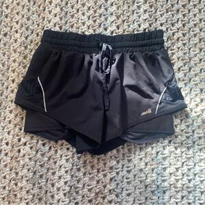 Avia Women's Black Athletic Running Shorts